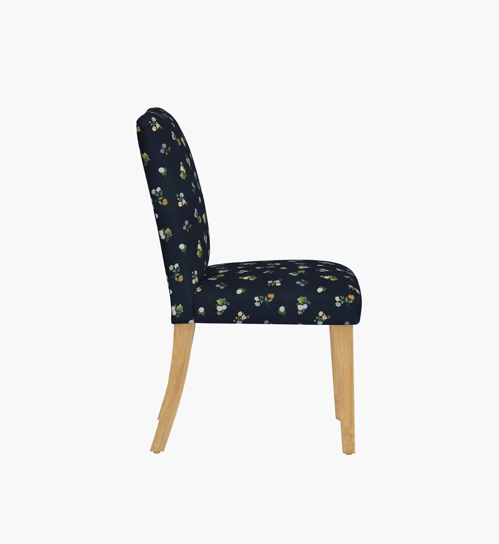Lorraine Dining Chair - Ditsy Dahlia Navy