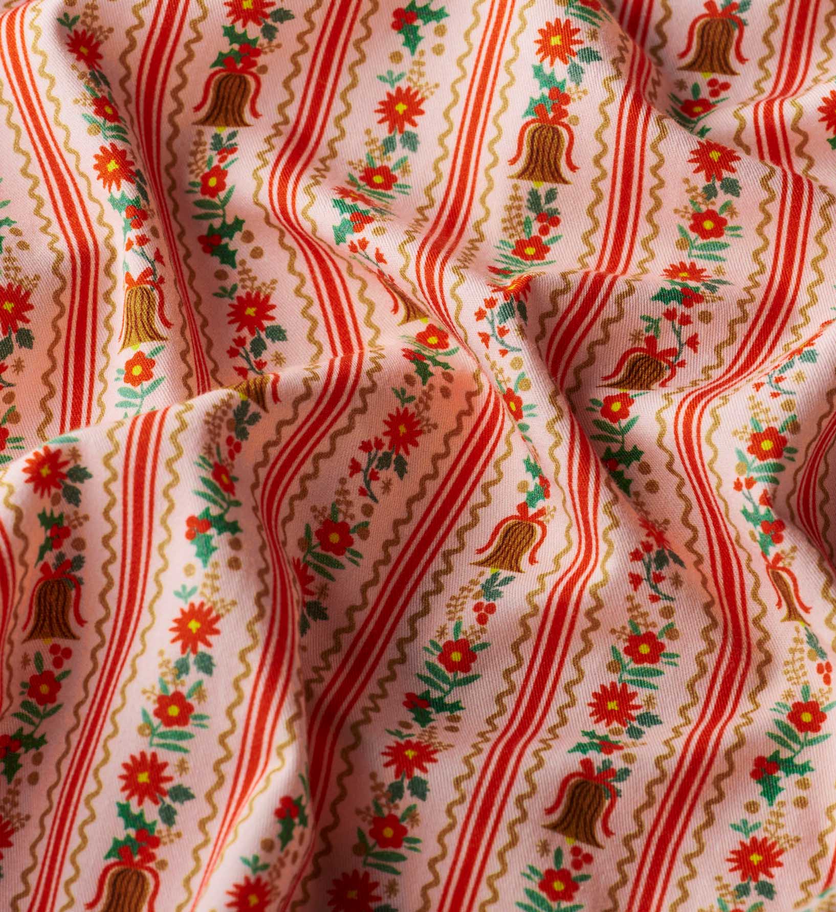 Cotton Napkin Set - Holly Jolly