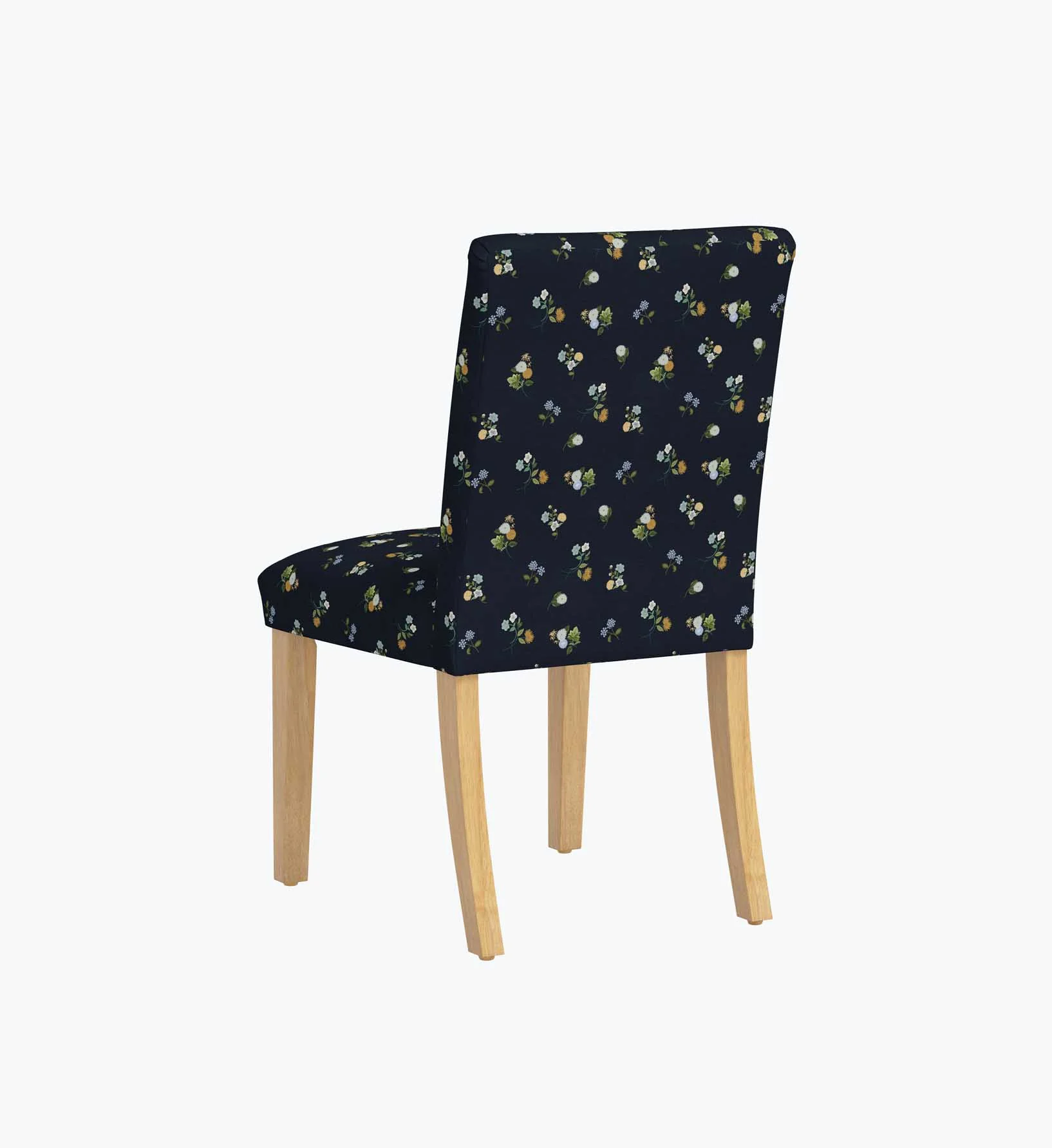 Lorraine Dining Chair - Ditsy Dahlia Navy