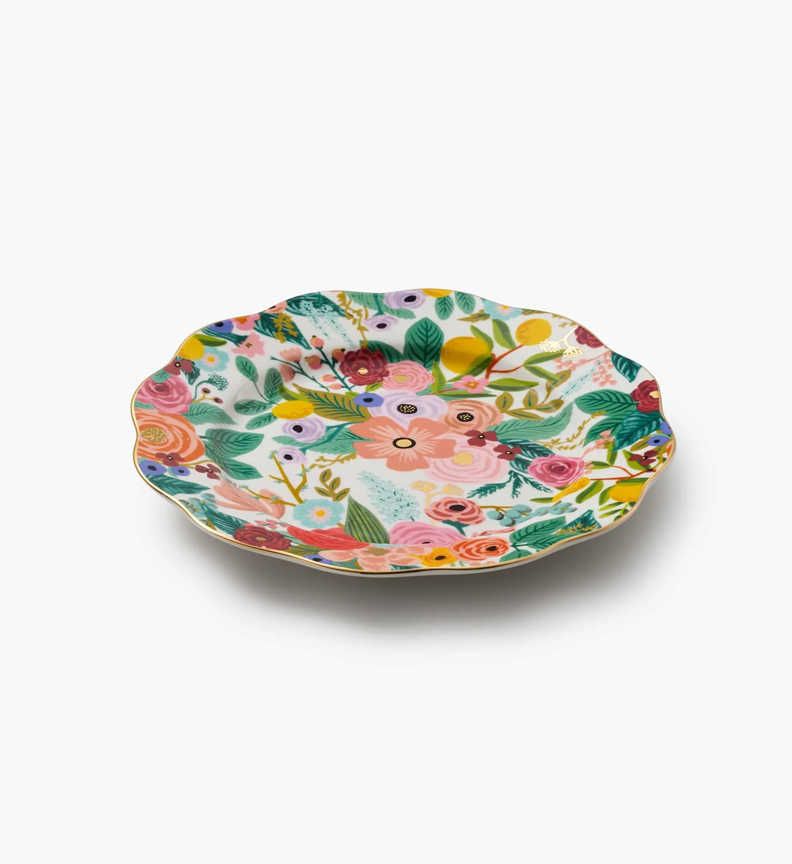 Porcelain Dessert Plate Set - Garden Party