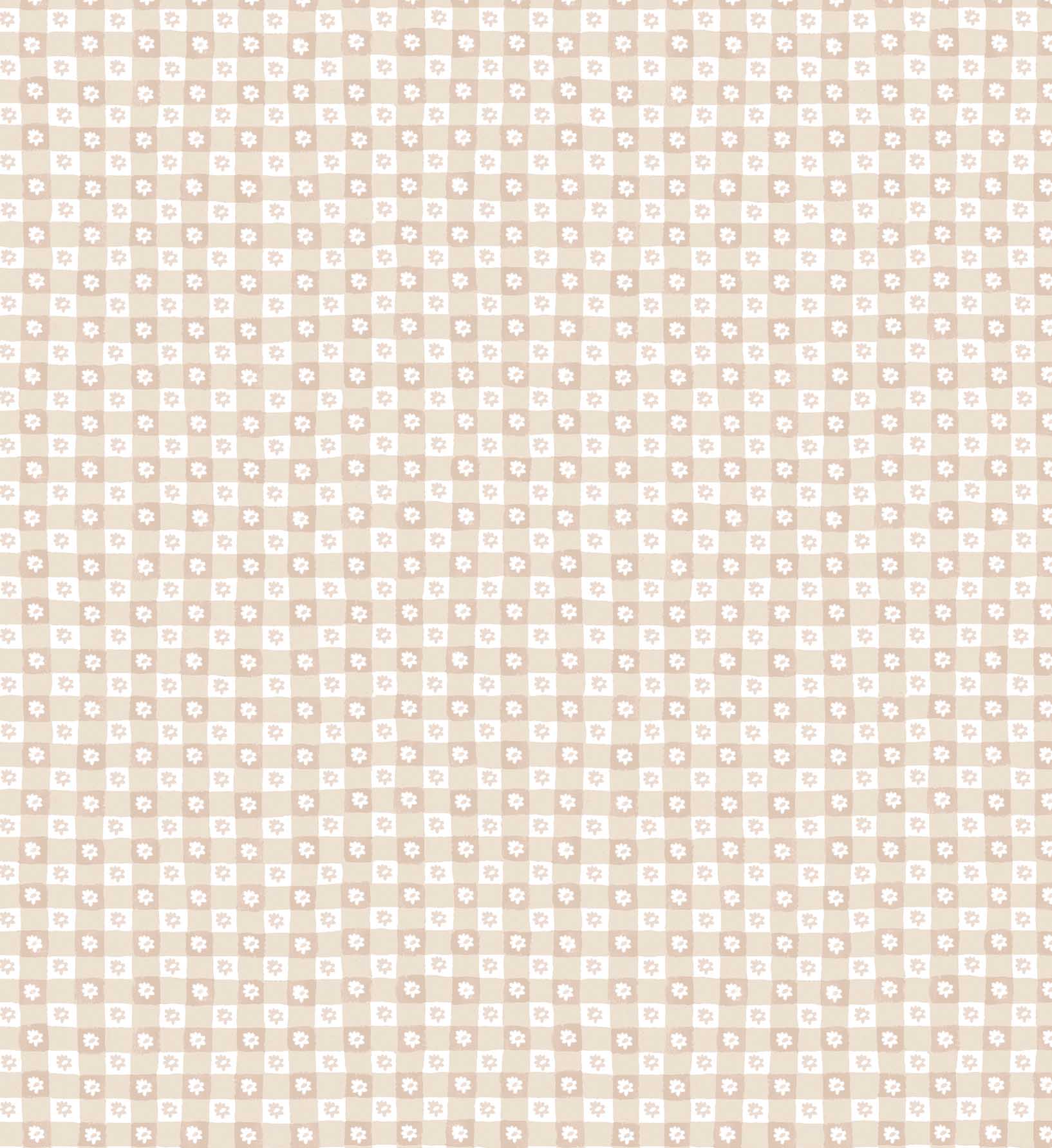 Daisy Gingham Peel & Stick Wallpaper Sample - Blush