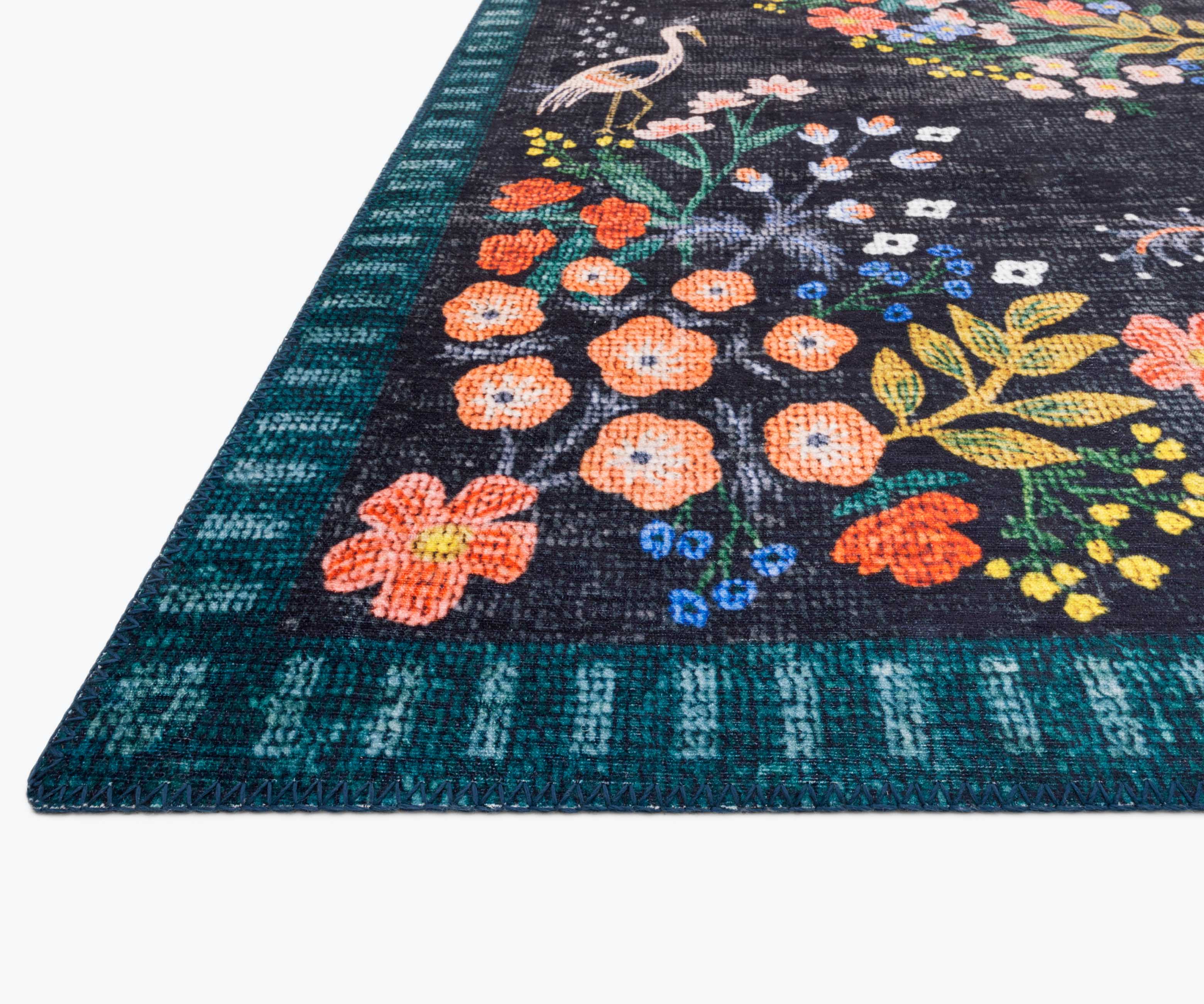 Palais Luxembourg Printed Rug - Navy