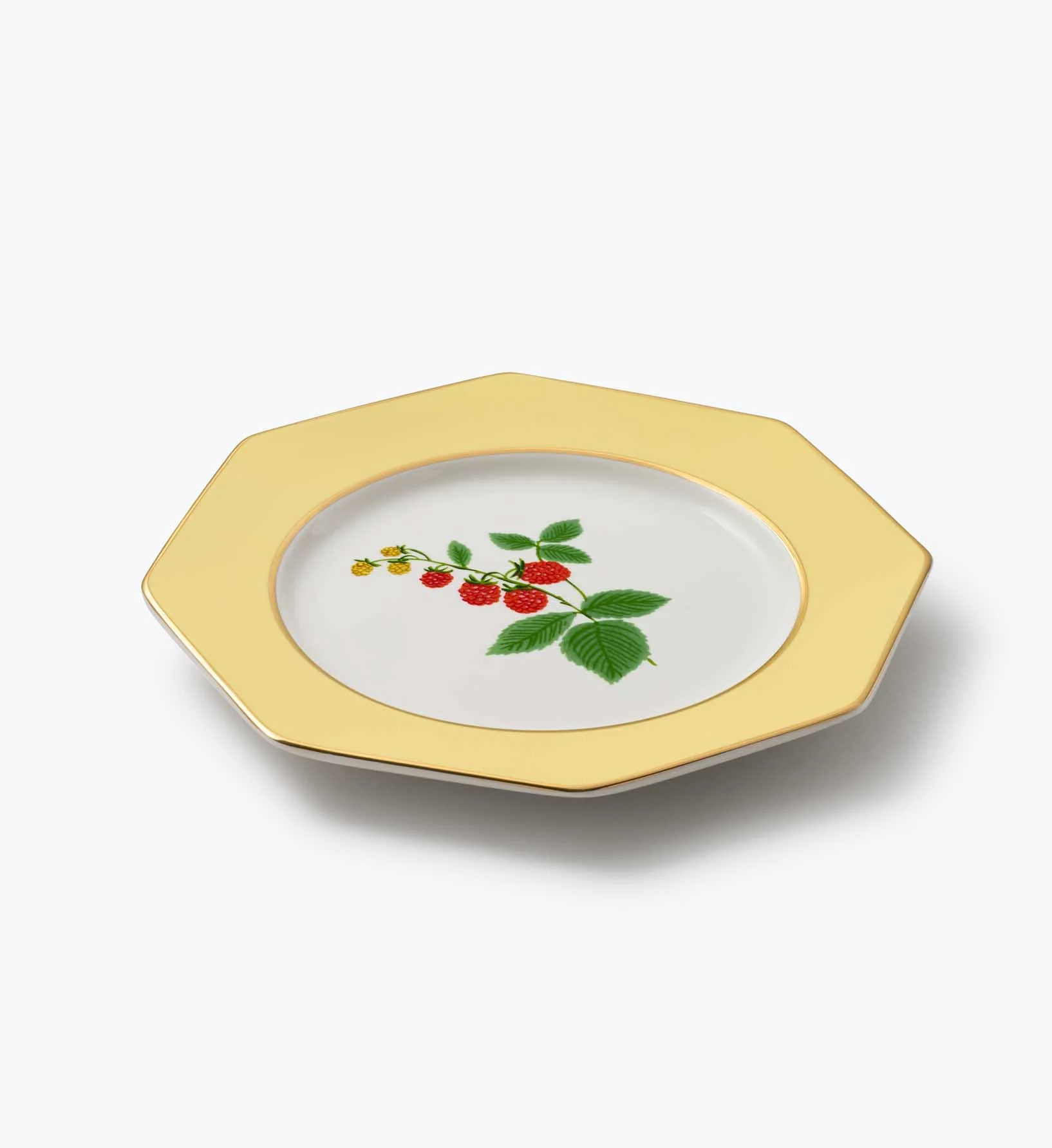 Porcelain Dessert Plate Set - Roses