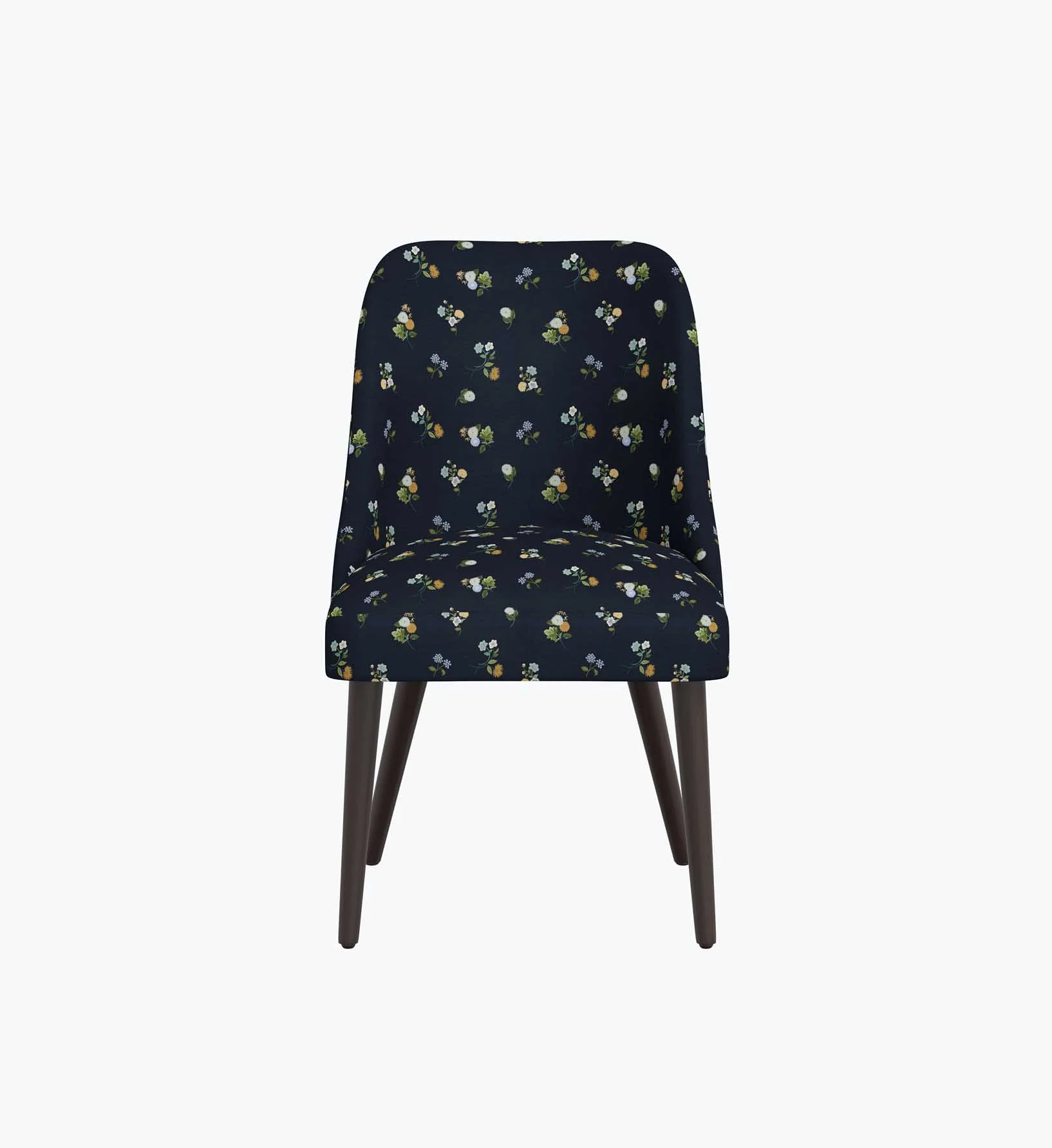 Clare Dining Chair - Ditsy Dahlia Navy