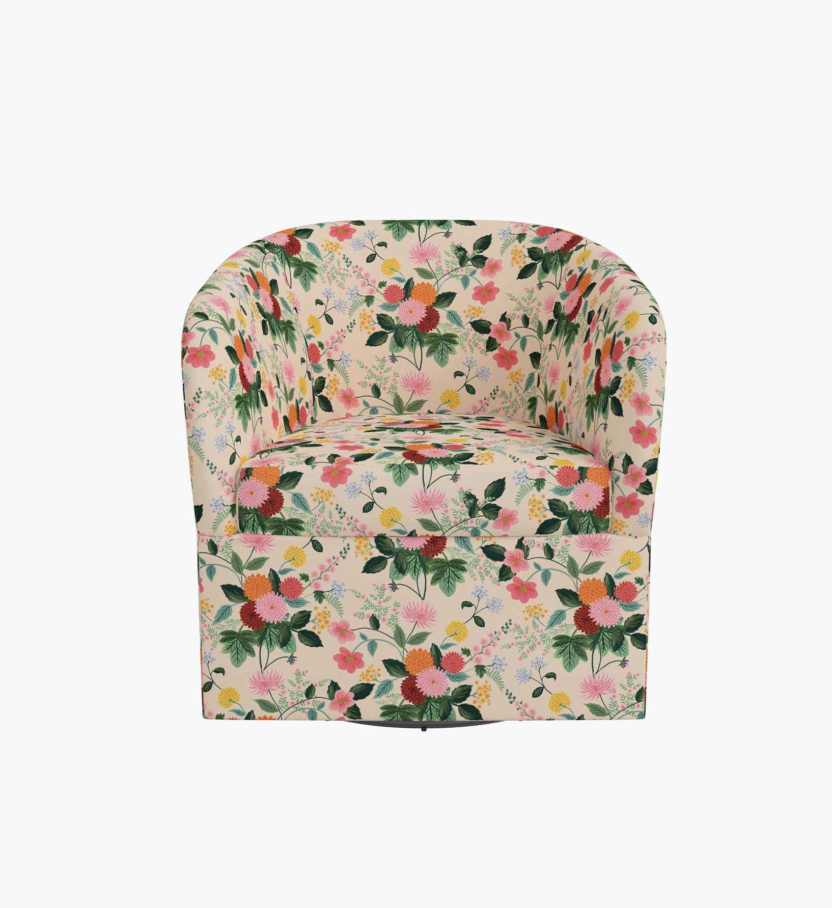 Pembroke Swivel Chair - Dahlia