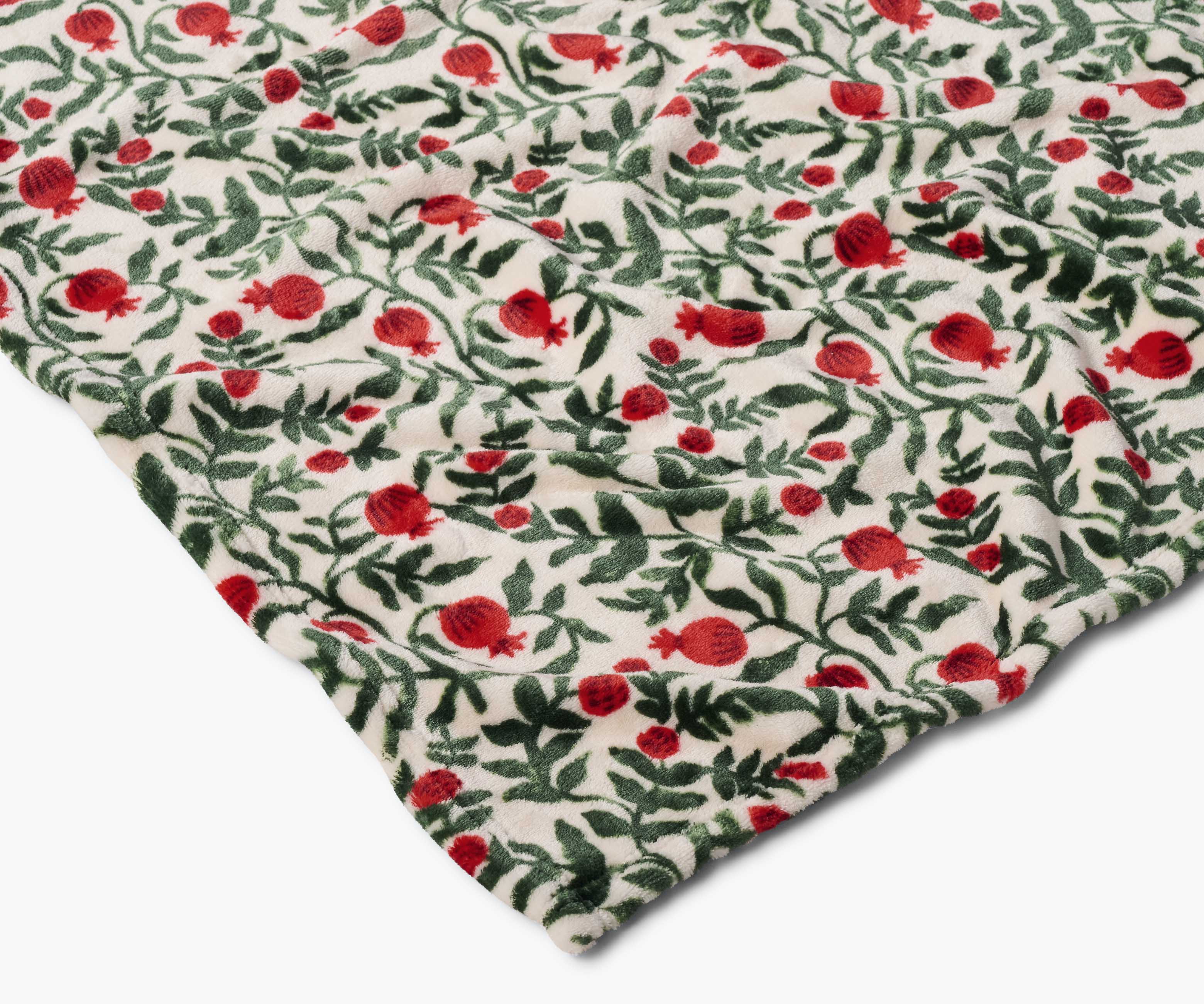 Fleece Blanket - Christmastide Pomegranate