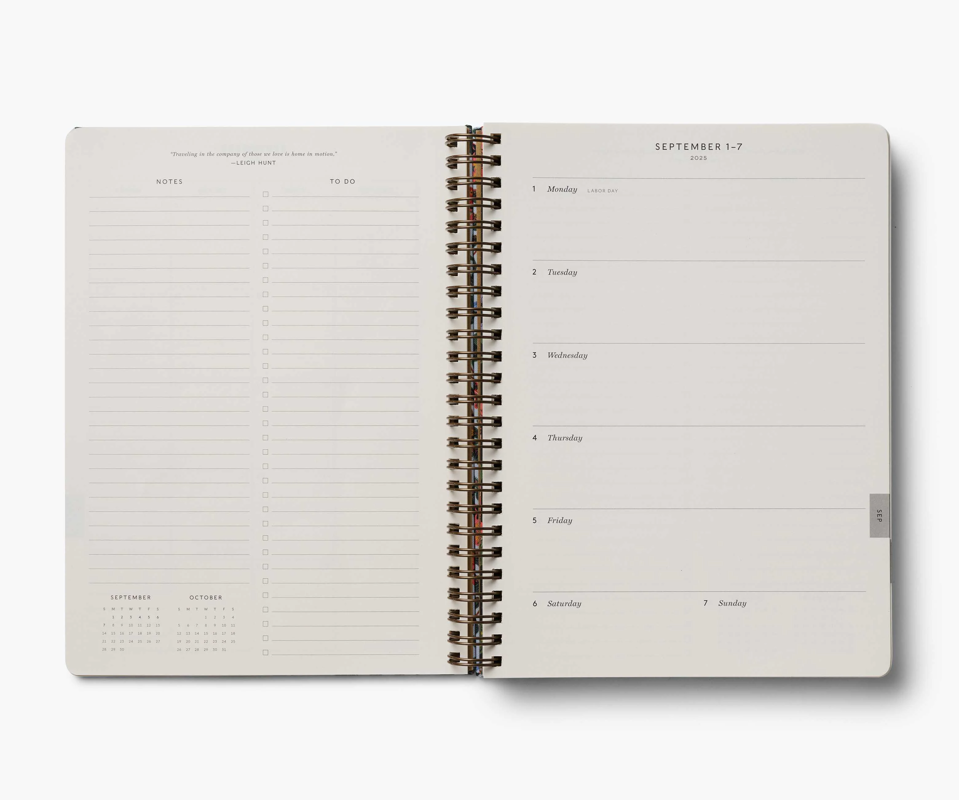 2025-2026 17-Month Academic Softcover Spiral Planner - Gracie