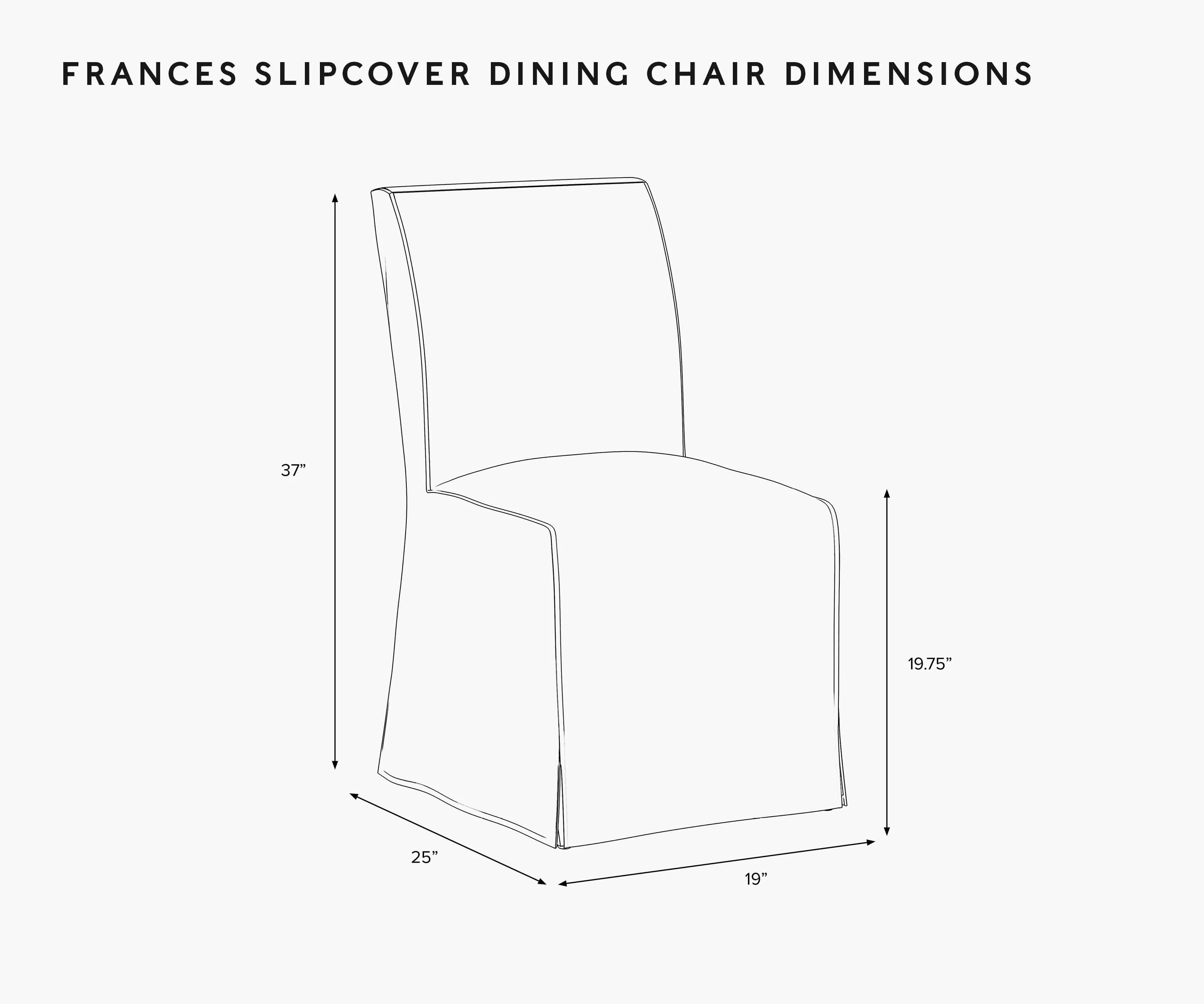 Frances Slipcover Dining Chair - Menagerie