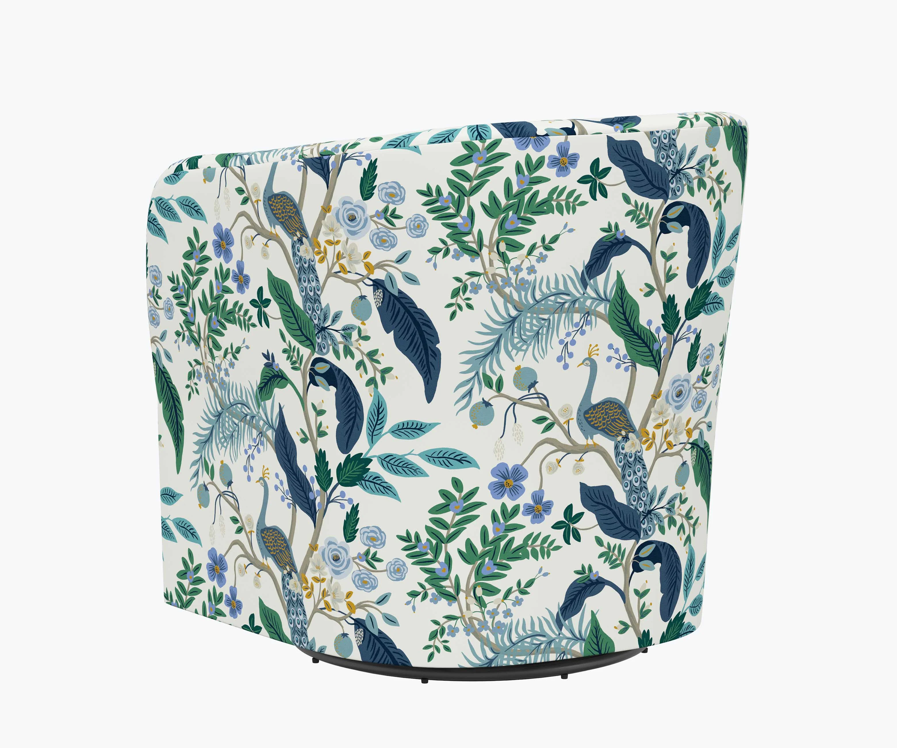 Pembroke Swivel Chair - Peacock