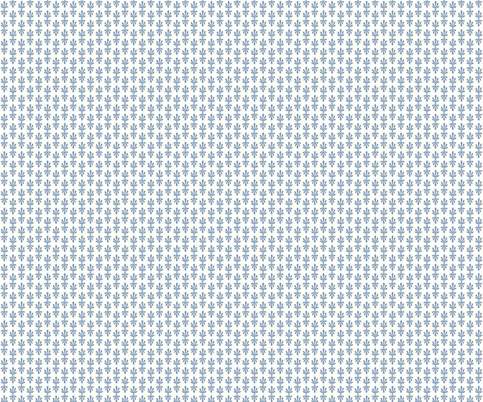 Petal Wallpaper - White & Blue