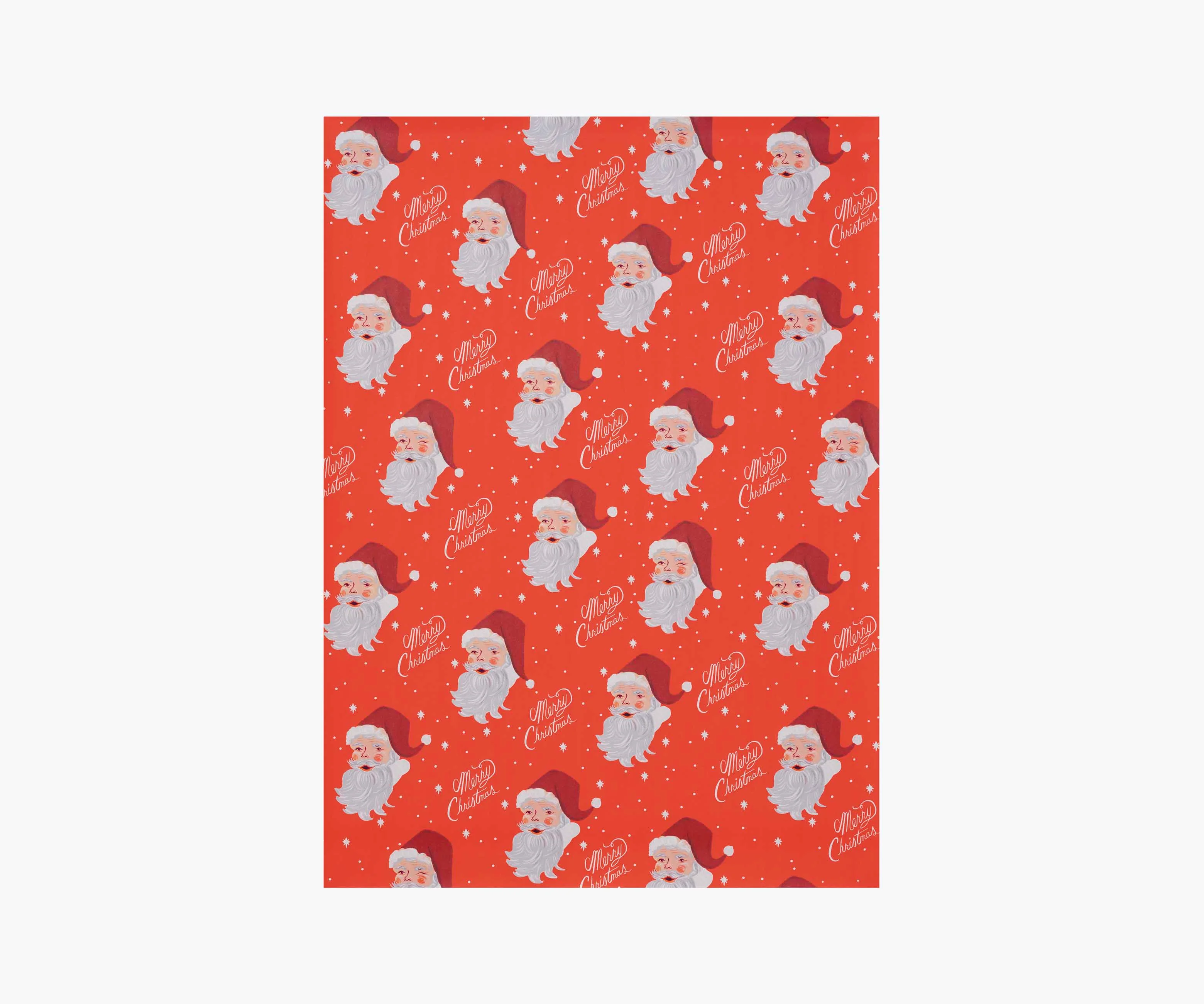 Holiday Wrapping Sheets - Santa