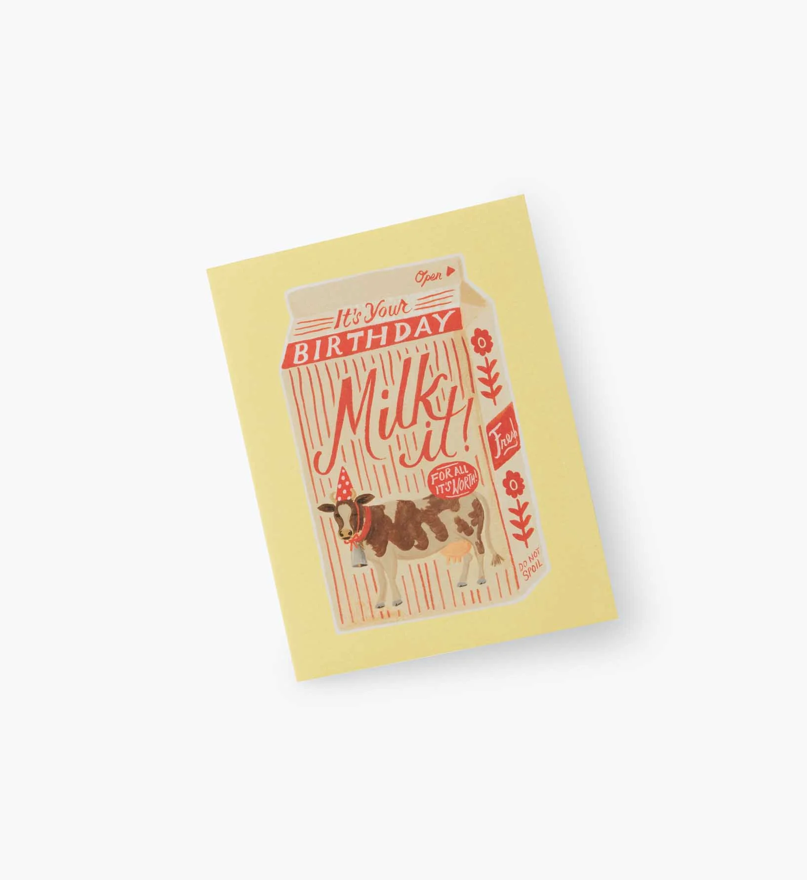 Milk It Birthday Card