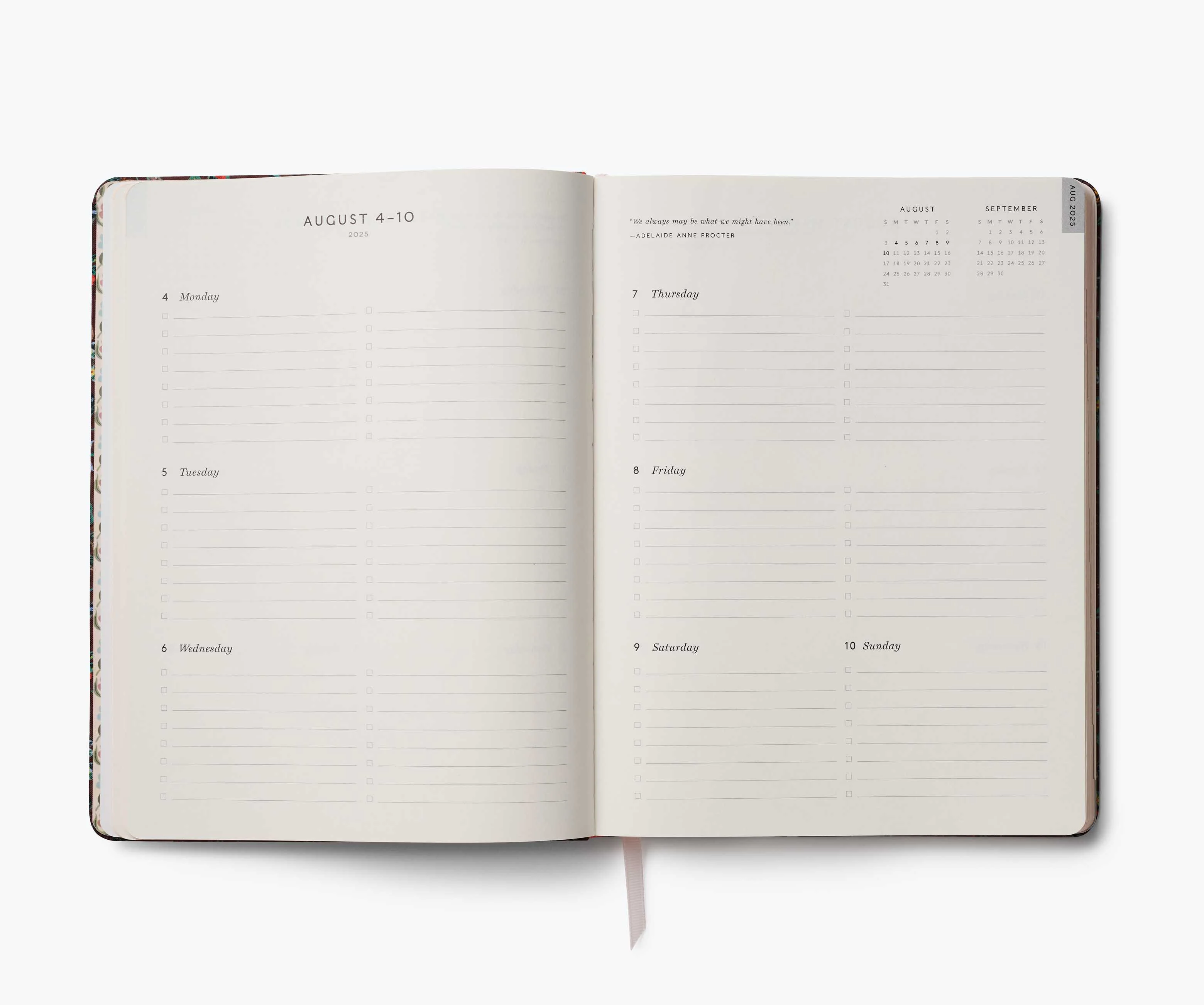 2025-2026 12-Month Academic Bookbound Planner - Gracie