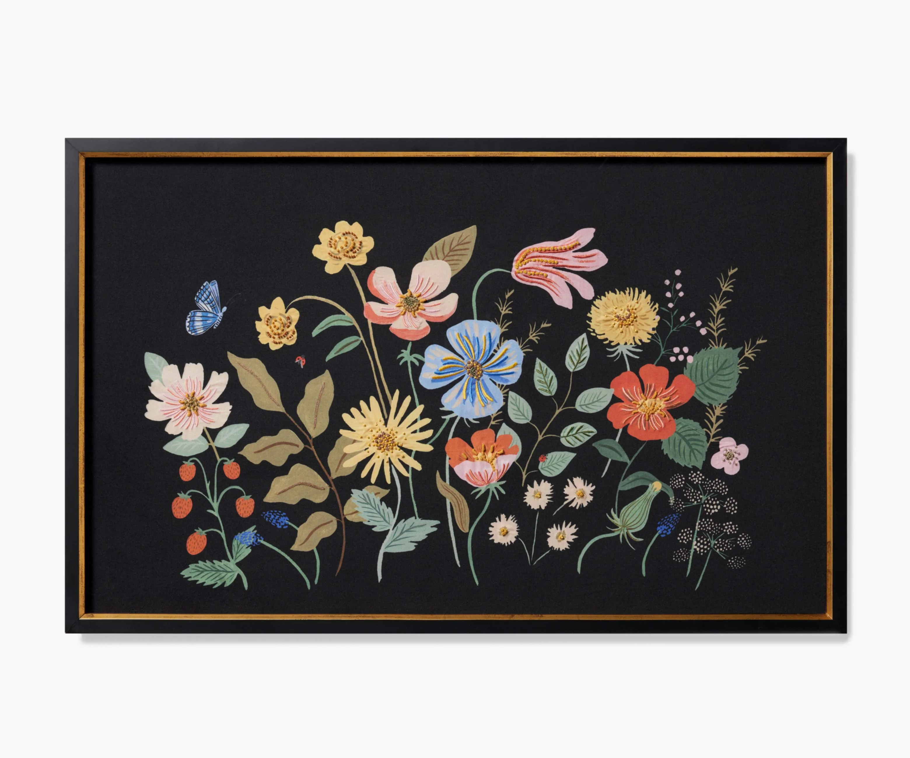 Framed Wall Art - Strawberry Fields Cluster