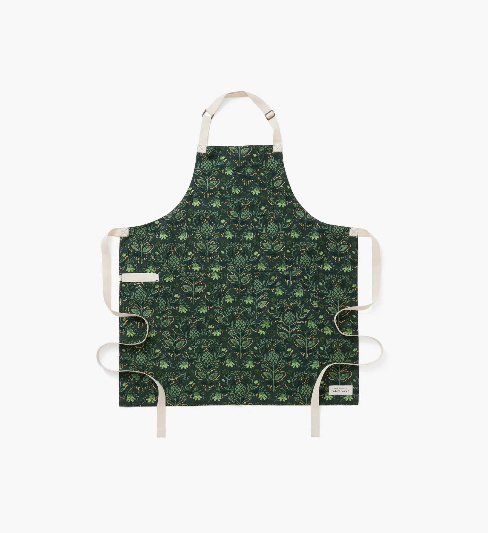 Essentials Apron - Artichoke Forest
