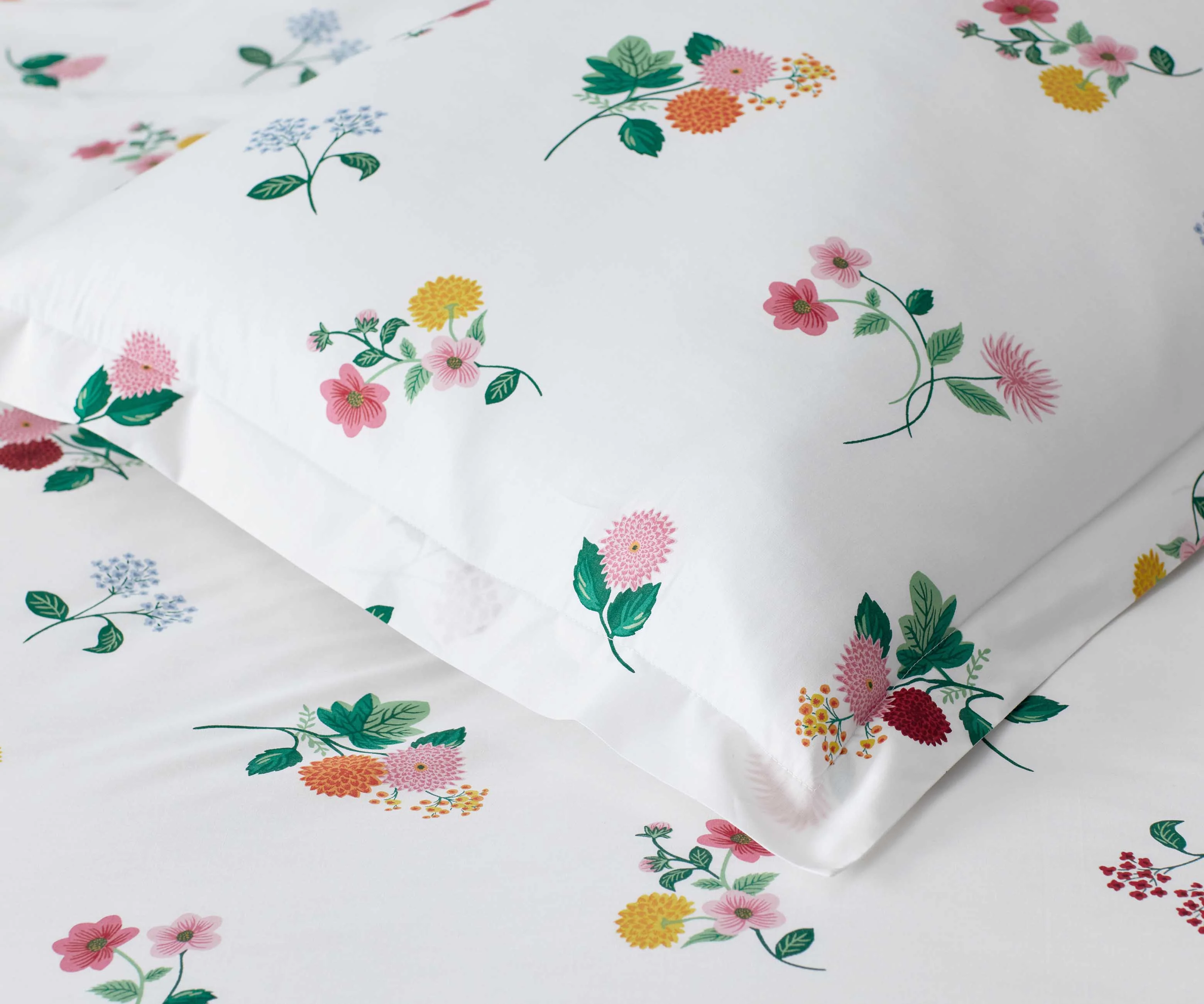 Percale Sham - Ditsy Dahlia