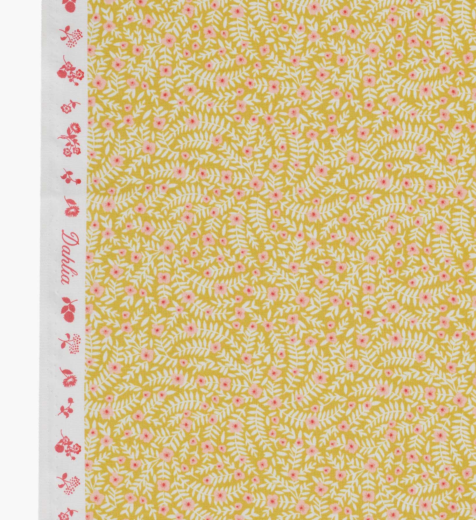 Elodie Cotton Fabric - Yellow