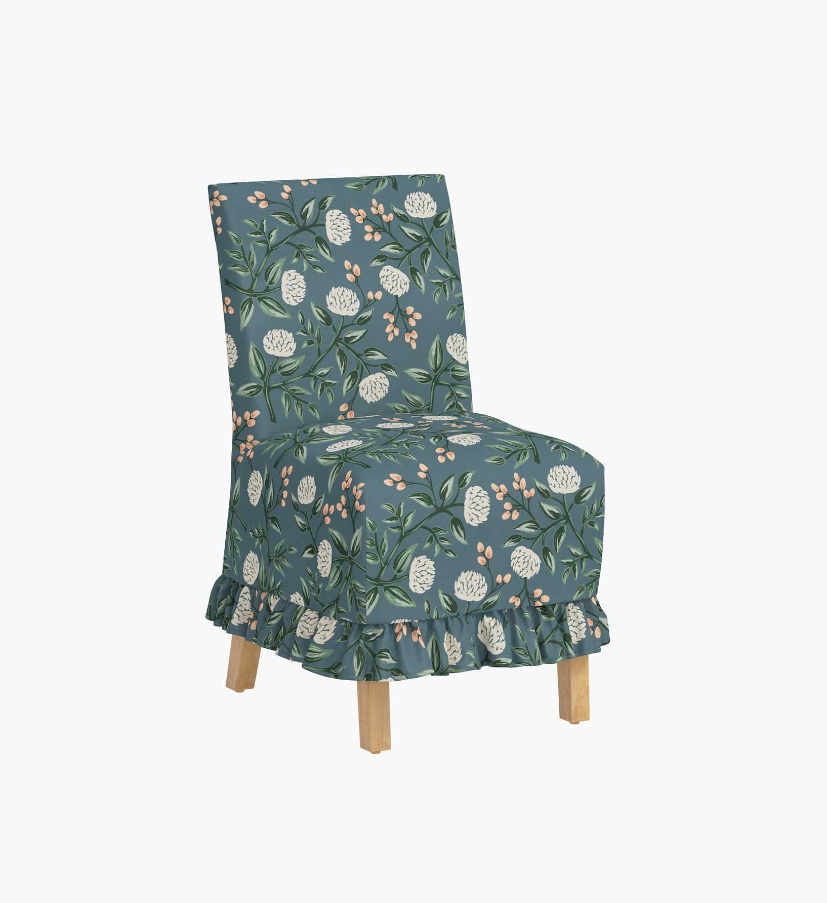 Louise Slipcover Dining Chair - Peonies