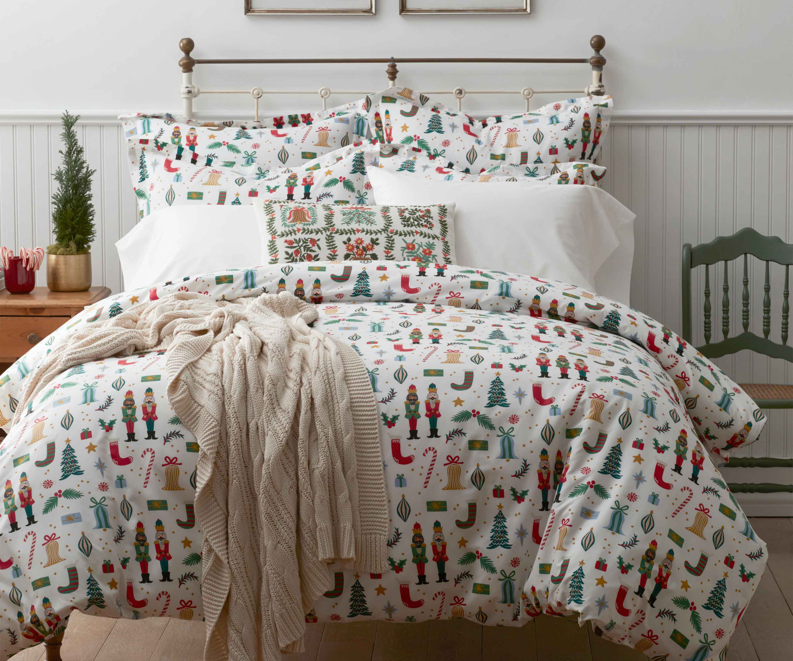 Percale Duvet Cover - Nutcracker