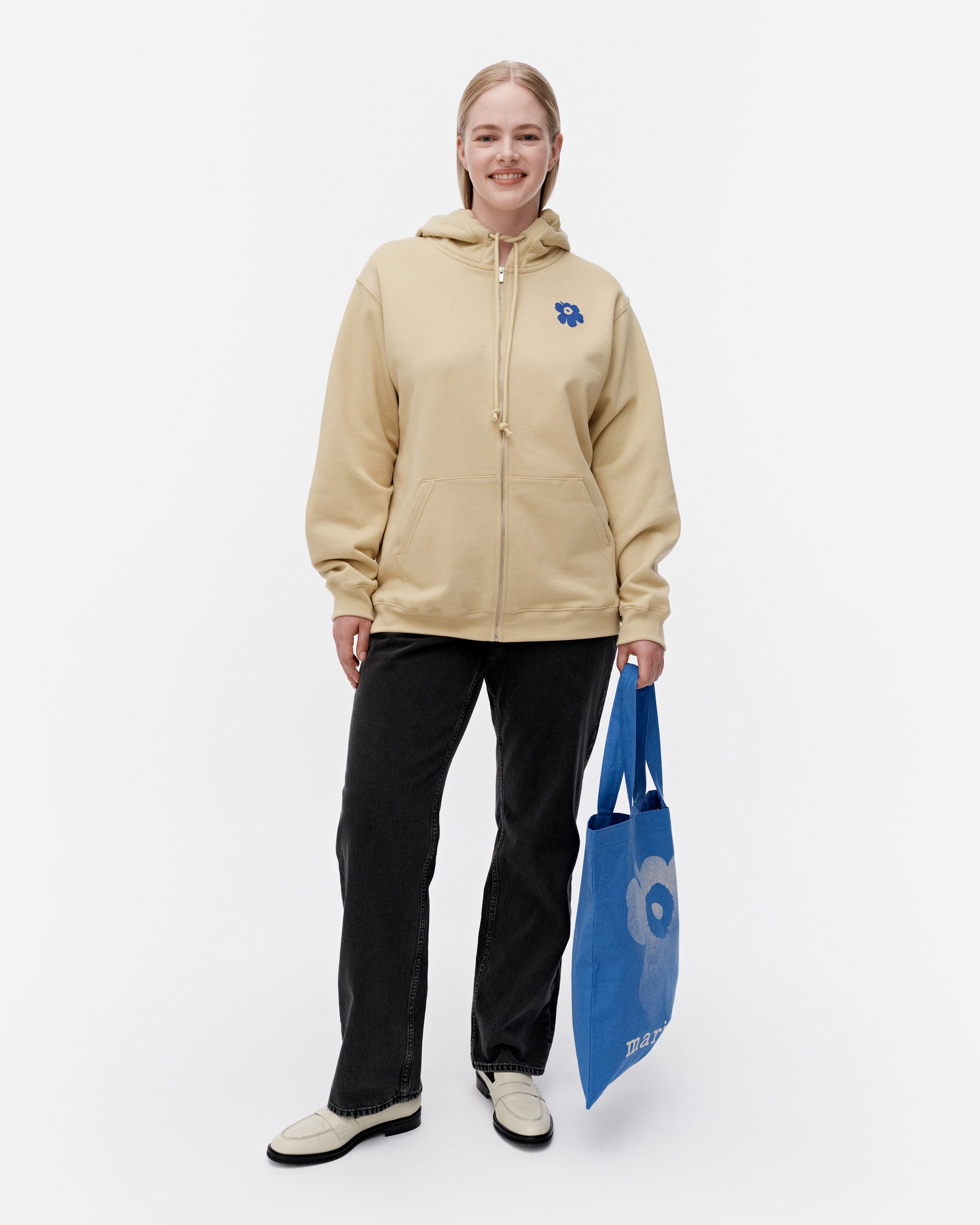 Fraktaali Unikko Placement Kioski sweatshirt