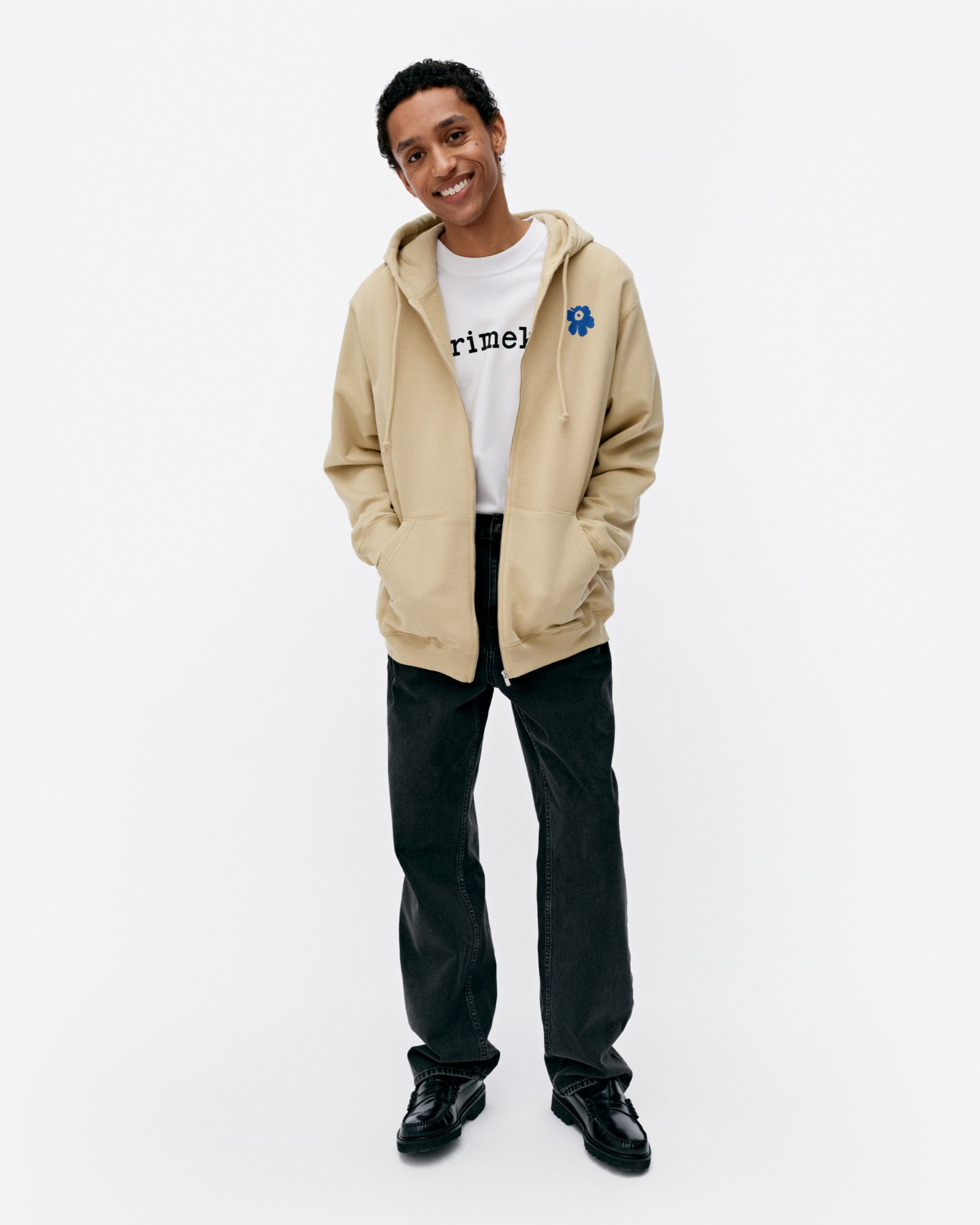 Fraktaali Unikko Placement Kioski sweatshirt